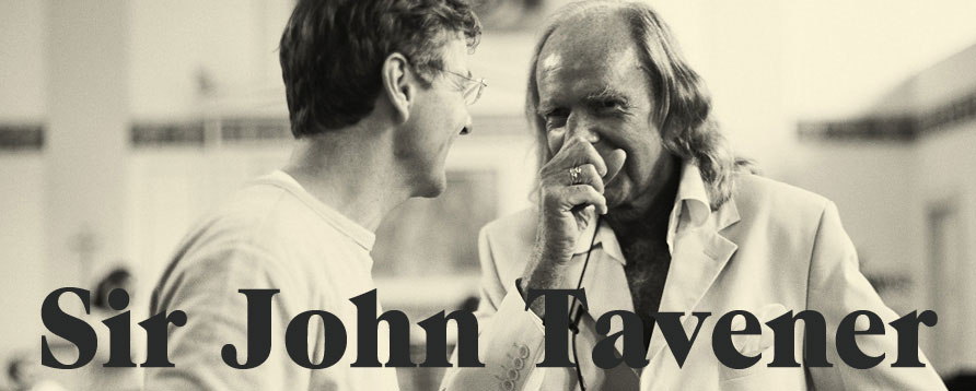 John Tavener and Paul Goodwin